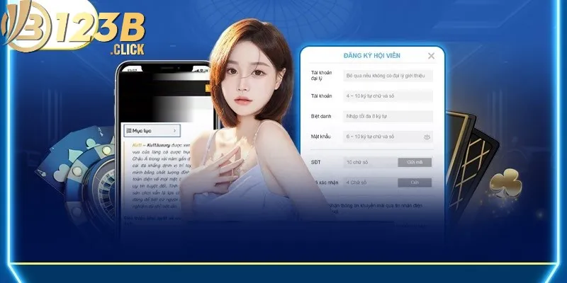 Đăng ký 123B đơn giản, chi tiết nhất trong 3 bước cơ bản 3 Lưu ý khi thực hiện đăng ký tài khoản thành viên