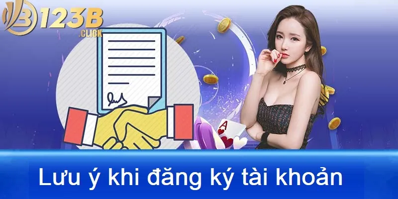 Đăng ký 123B đơn giản, chi tiết nhất trong 3 bước cơ bản 4 Kiểm tra các thông tin khi đăng ký tài khoản